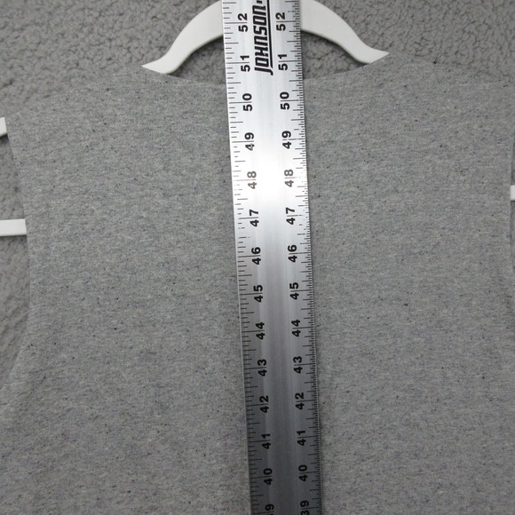 Eileen Fisher Moon Jumpsuit Women Small Gray Organic Cotton Sleeveless Wide Leg - Picture 8 of 9